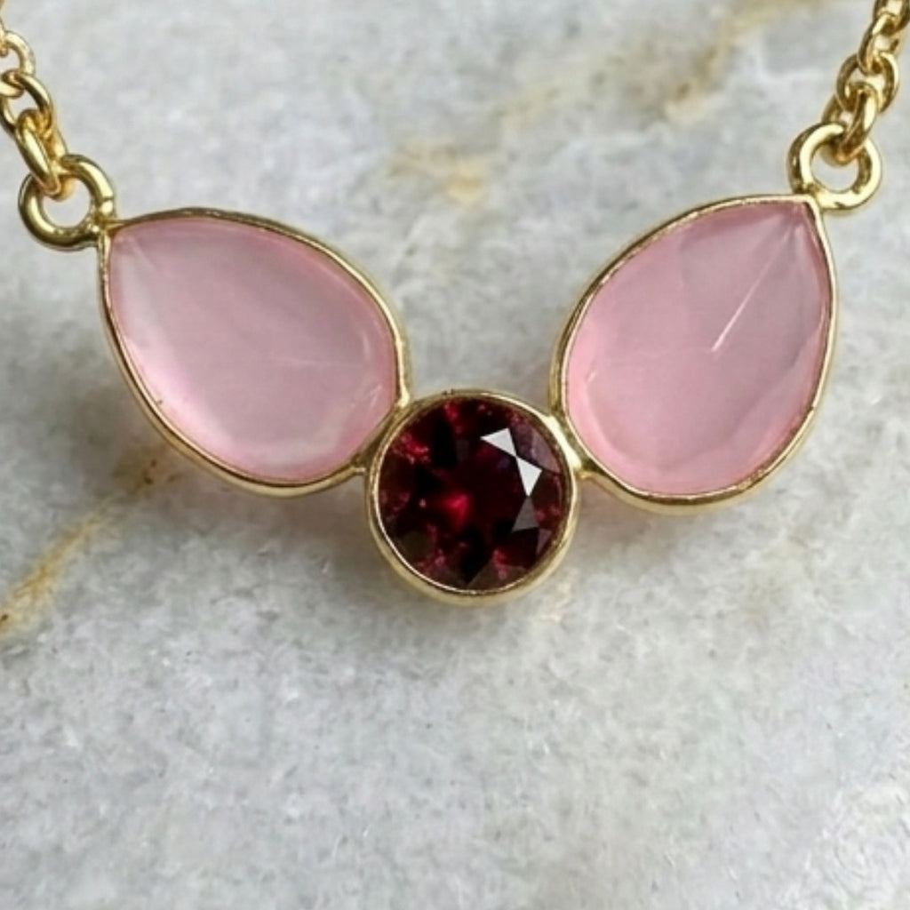 Sophisticated Gemstone Statement Necklace