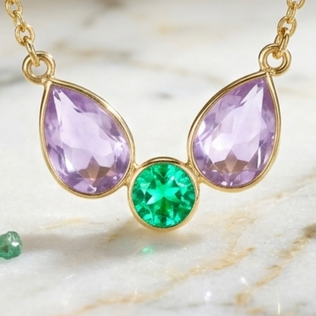 Vibrant Gemstone Statement Necklace