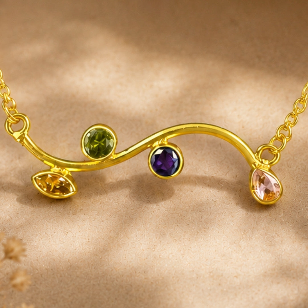 Aurora Wave Ceystal Necklace