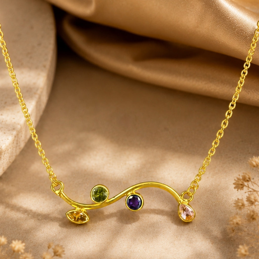 Aurora Wave Ceystal Necklace