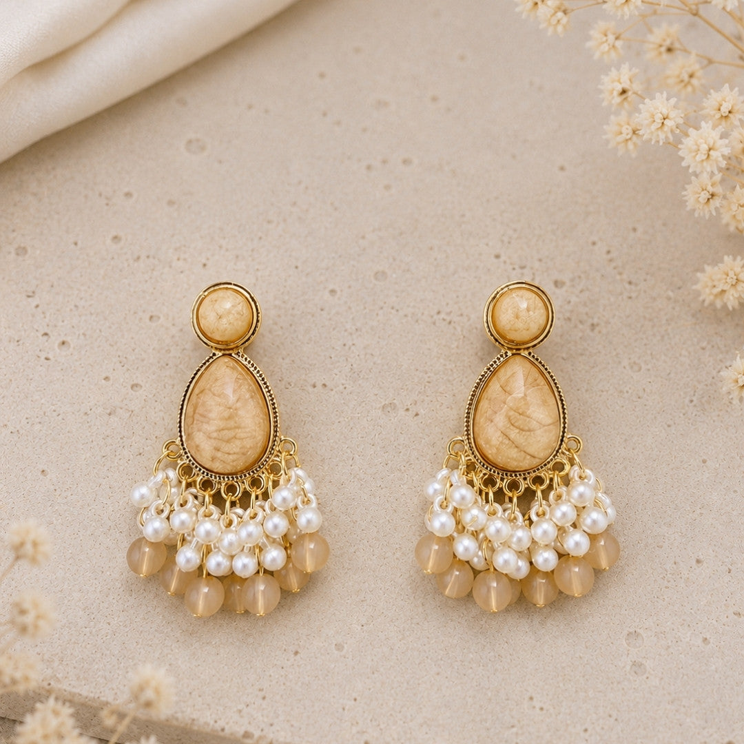Modern Minimalist Silver-Tone Stud Earrings