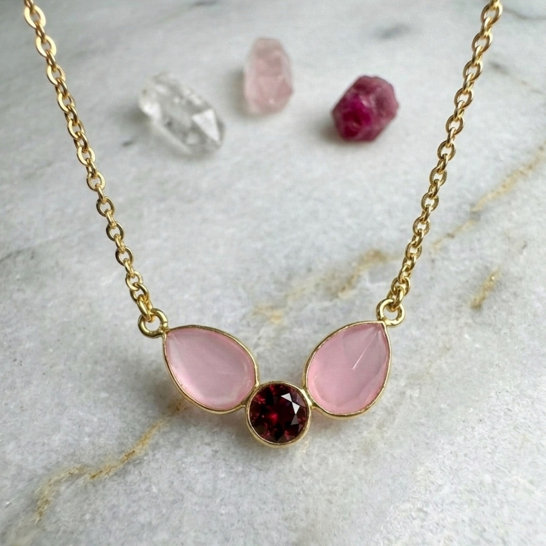 Sophisticated Gemstone Statement Necklace