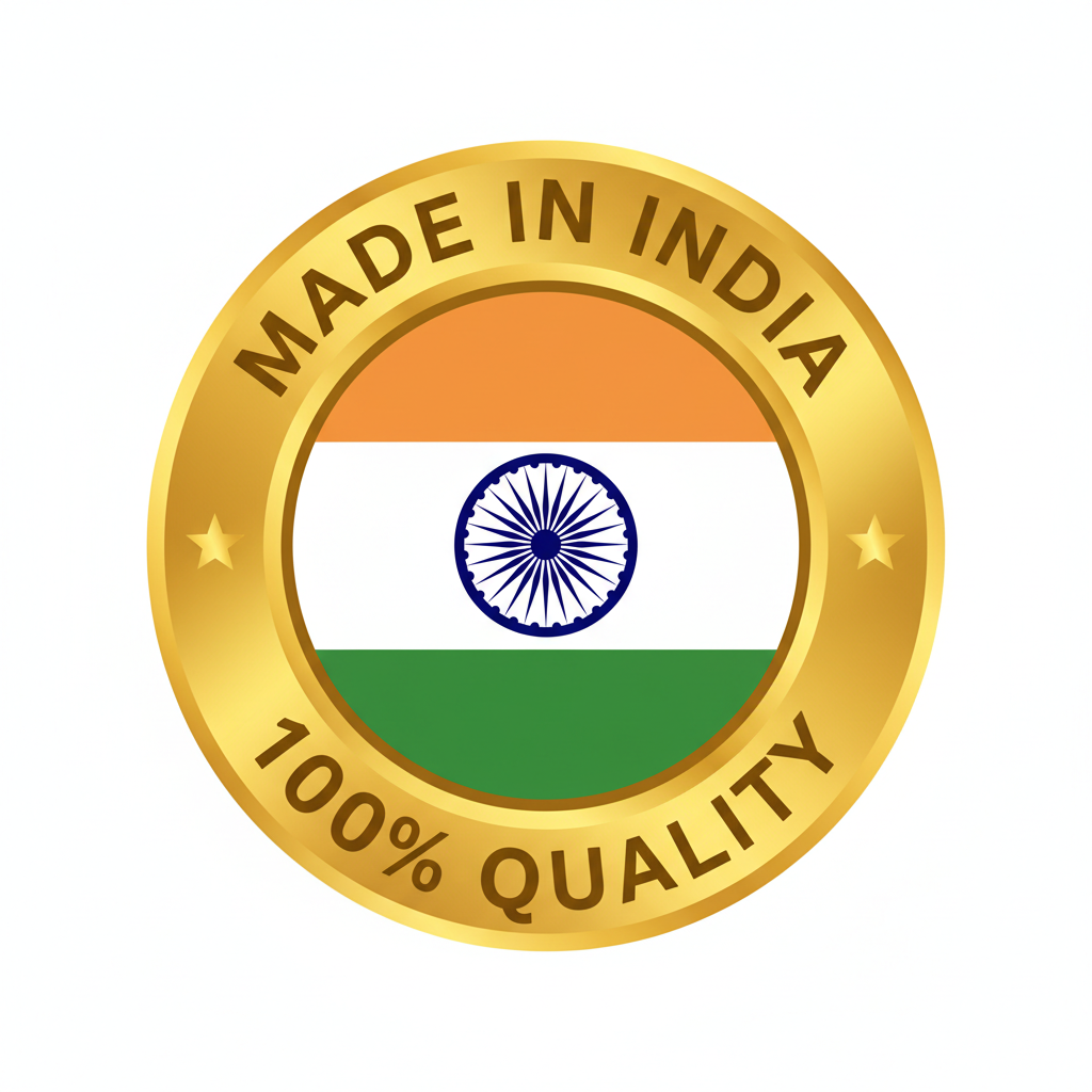 Made in India Circular Badge